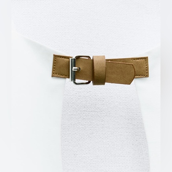 Zara White backless Mini Dress - Picture 9 of 13